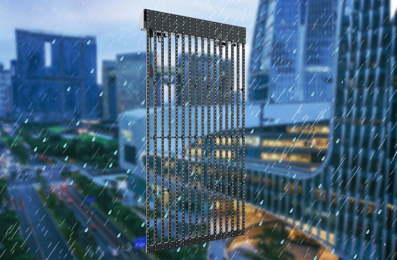 廣州天德廣場led格柵屏