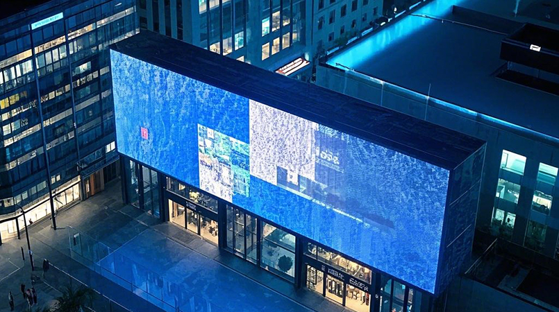 LED戶外格柵屏廠家具有哪些優(yōu)勢？